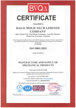 Chứng chỉ chứng nhận ISO